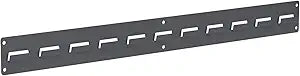 Akro-Mils 30632 Heavy Duty Wall Mount Garage Storage Steel Louvered Rail | Wall Storage Bin Hanging Organizer System for AkroBins, 32-Inch W x 3-Inch H, 2-Pack, Grey
