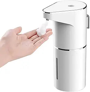 Automatic Foam soap Dispenser, Rechargeable Electric Hand Wash Unit with Motion Sensor, 3 Adjustable Speeds, 350ml Capacity