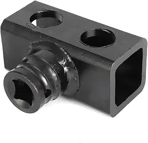 MHA50C 1/2" Square Drive Centered Mobile Home Anchor Driver Adapter Tool - High Quality Black Steel, Compatible with Orange Screw Vortex Earth Anchors