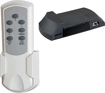 Maxim FCTHAND, Three Speed and Light Dimming Ceiling Fan Remote, White