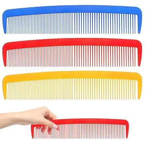 3Pcs Funny Giant Wide Tooth Combs Halloween Big Comb Prank Props Hair Styling Party Carnival Halloween Comb Barber Tools 14.9x3.15in Clown Women Supplies