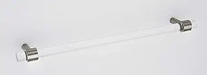 Alno D860-18 Contemporary Acrylic 18" Center to Center Appliance Pull - Satin Ni