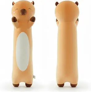 Long Capybara Plush Pillow Giant Stuffed Animal, Kawaii Cute Capybara Plushies for Teens & Adults Decorative Plush Toy Birthday (Brown,90cm/35.4inch)