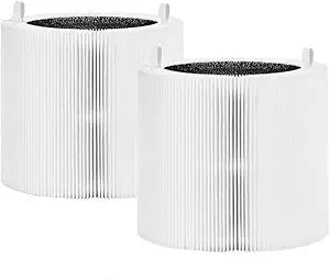 211i Max Replacement Filter Compatible with Blue Pure 211i Max Air Purifiers, True H13 HEPA and Activated Carbon Filter, 2 Pack
