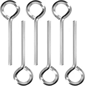 5/32 inch Standard Hex Dogging Key Allen Wrench Door Key for Push Bar Panic Exit Devices - 6 Pack