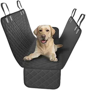 Doggie World Dog Car Seat Cover for Back Seat, Waterproof Dog Hammock | Durable Pet Car Seat Cover Backseat Protector for Cars & SUVs, Nonslip Scratchproof Rear Seat Cover Against Dirt, Fur