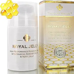 Royal Jelly Anti Wrinkle Face Cream for Dry Skin, Made in USA – 1.7 oz