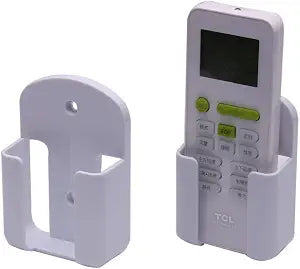 2 Pcs Remote Control Holder Rack Wall Mount Media Organizer Storage Rack