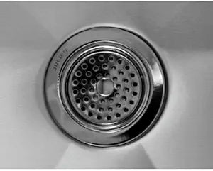 JULIEN 100083 Kitchen Brass Duo 3.5 inch Diameter Strainer Chrome Finish