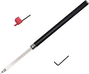 Wood Turning Tool Set Carbide Tipped Lathe Chisel Sharp Detailer Tools Bar Blades Gouge Skew Spear 35 with Diamond Carbide Insert Cutter for Wood Hobbyist or DIY or Carpenter
