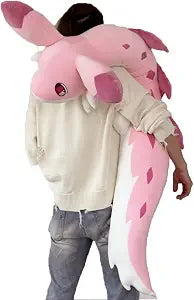 OSOCU 60 Inch Pink Chillet Plush Toys - Giant Soft Figure Doll - Huggable Stuffed Animal Plushies - Furry Stuffed Animal Pillow Gifts for Kids Girlfriend