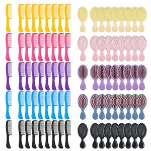 30 Pack Bulk Hair Brush and Combs Set, Individually Wrapped