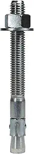 Simpson Strong Tie WA16000 1-Inch by 6-Inch Zinc Plated Steel Wedge-All Anchor with 2-1/4-Inch Thread Length, 5-Pack
