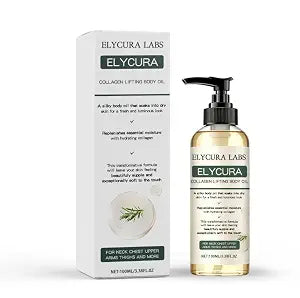 Collagen Lifting Body Oil, Firming Hydrating Body Oil with VitaminE,Quick-absorbing Shower Body Oil For Women 3.38 Fl.oz