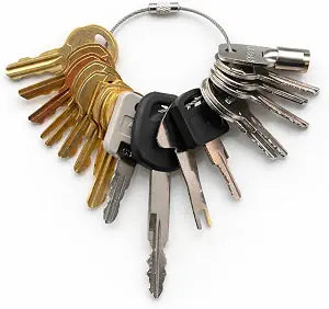 19PCS Utility and Equipment Maintenance Key Set FEO-K1, 1284x, 2642, E114, 84-16120, CAT74, A126, C415A, C420A, CH501, CH751, CH545, G391, 500K, Compatible with RV Compartments, Tool Boxes, Cabinets