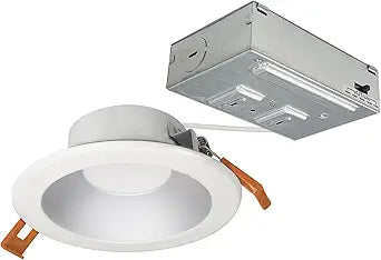 Nora NLTH-41TW-HZMPW Theia LED Downlight with Selectable CCT (2700K/3000K/3500K/4000K/5000K), No Housing Required (4")