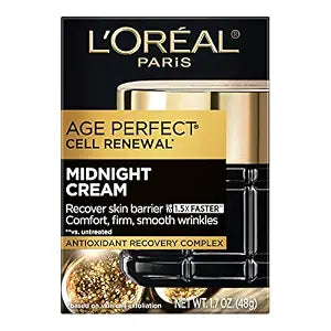 L’Oréal Paris Age Perfect Midnight Cream, Antioxidant Recovery Complex, 1.7 Oz. 1.70 Ounce (Pack of 1)