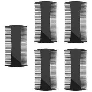 5 Pack Double-Sided Pocket Comb for Hair, Beards & Mustaches | Fine & Coarse Teeth, Everyday Comb For Detangling Knots, Beard Care & Grooming