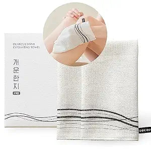 DEARCUS Korean Exfoliating Mitt 2 Pack - Hanji Scrub Glove