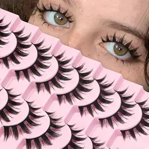 Ahrikiss Lashes Manga Lashes Spiky Anime False Eyelashes (Doll)