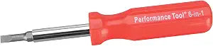 Performance Tool W975 6-in-1 Quick Change Multi-Bit Screwdriver