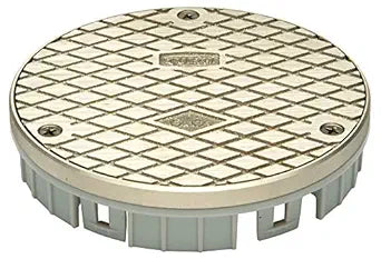 Zurn LC-CR06NI Round 6" Nickel Bronze Cleanout Head Assembly