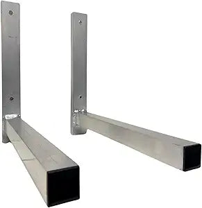 F&L Heavy-Duty Mini Split Wall Mount BracketΓRust-Resistant Aluminum AC Support for Ductless Heat Pump SystemsΓUniversal Fit, 700 lb CapacityΓApproved by Florida Building Code (18"x18" Heavy Duty)