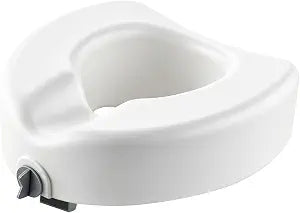 5" Locking Toilet Seat Riser,Elevated Raised Toilet for Senior
