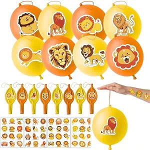72 PCS Lion Party Favors for Boys Girls