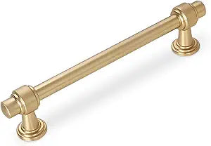 10 Pack 6-1/4 Inch(160mm) Cabinet Pulls Champagne Bronze Kitchen Cabinet Handles Zinc Alloy Drawer Pulls Solid Cabinet Hardware