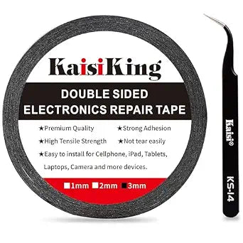 Kaisiking 3mm x 50M LCD Repair Tape Phone Screen Adhesive Tape