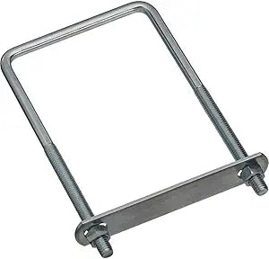 Square U-Bolt Zn3/8x4x7