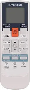 AR-RY12 Universal Remote Control Compatible for Fujitsu Halcyon Air Conditioner ASTA12LCC ASU15RLQ ASU18CL ASU24CL ASU24CL1 ASU12RMLQ ASU30RLXQ ASU30CLX ASU30CLX1 ASU36CLX Remote Control