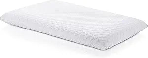 Ultra Thin Pillow for Sleeping, 3 Inches Memory Foam Slim Flat Pillow for Stomach Sleeper with Knitted Fabric Cover, High-Density |(3 Inch Normal)