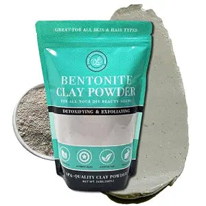 Bare Essentials Living Bentonite Clay Powder, 2 lb, Made in USA