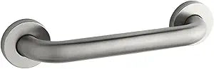 Kohler K-14560-BS Contemporary 12 Inch Bathroom Grab Bar Brushed Stainless Steel