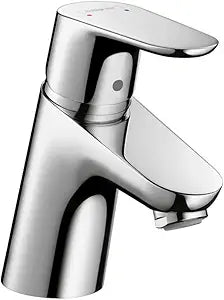 hansgrohe Focus Modern Upgrade Easy Clean 1-Handle 1 5-inch Tall Bathroom Sink Faucet in Chrome, 04510000, 0.375