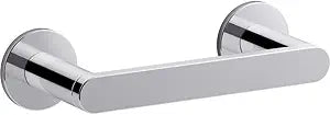 KOHLER 73147-CP Composed pivoting Toilet Tissue Holder, 2.00 x 3.19 x 6.00, Polished Chrome