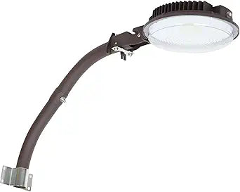 70W LED Barn Light,Dusk to Dawn Outdoor Lighting with Photocell and Mount arm, 5000K Daylight 10500LM,IP65 Waterproof Adjustable Angle Outdoor Flood Light for Yard Garage Securtity Area