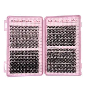 Lash Clusters 30D 40D 50D Mix 9-16mm, DIY Eyelash Extensions Individual Cluster Lashes
