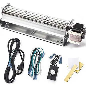 Criditpid BK GA3750 GA3750A GA3700 GA3700A Replacement Fireplace Blower Fan Kit for Desa, FMI, Vanguard, Vexar Fireplaces, 103581-01, 103581-02, 103581-03, 103581-04