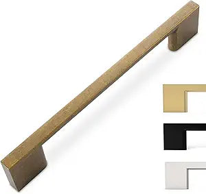 10 Pack 5 Inch(128mm) Cabinet Pulls Antique Brass Kitchen Cabinet Handles Zinc Alloy Drawer Pulls Solid Cabinet Hardware