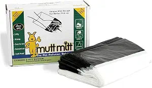 Mutt Mitt 2-Ply dog waste pick-up bags Dispense-A-Mitt - 200 Dog Waste Bags in a wall mountable box.