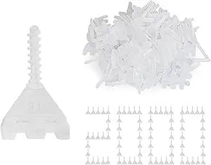 Storystore Tile Leveling System Clips, 2000 Pcs Tile Spacers 1/16 Inch Tile Leveling Clips for Wall/Floor Ceramic Tile and Stone Installation, Effortless DIY Install, Precision Gap Control