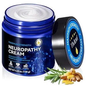 Neuropathy Cream 4.23 Fl Oz, Neuropathy Soothing Body Lotion, Cooling Cream for Legs Feet & Hands with Shea Butter Vitamin E & Lavender