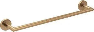 Moen Arlys Bronzed Gold Modern 18-Inch Single Kitchen or Bathroom Towel Bar, Y5718BZG