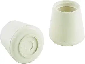 3216 1-1/4-Inch White Rubber Leg Tip, 40-Pack