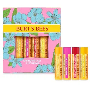 Burt's Bees Lip Balm Set, In Bloom, 0.15 oz., 4 Tubes