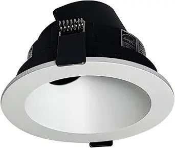 Nora Lighting NIOC-4RSLA 4" Canless Iolite Adjustable Slot Trim - Matte Powder White