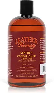 Leather Honey Best Leather Conditioner Since 1968. For Use on Leather Apparel, Furniture, Auto Interiors, Shoes, Bags and Accessories. Non-Toxic and Made in the USA!